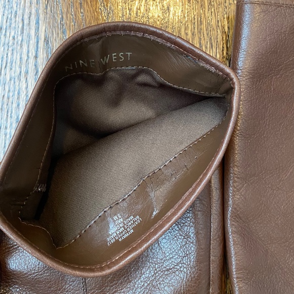 Nine West Leather Saddle Boots - Picture 5 of 9